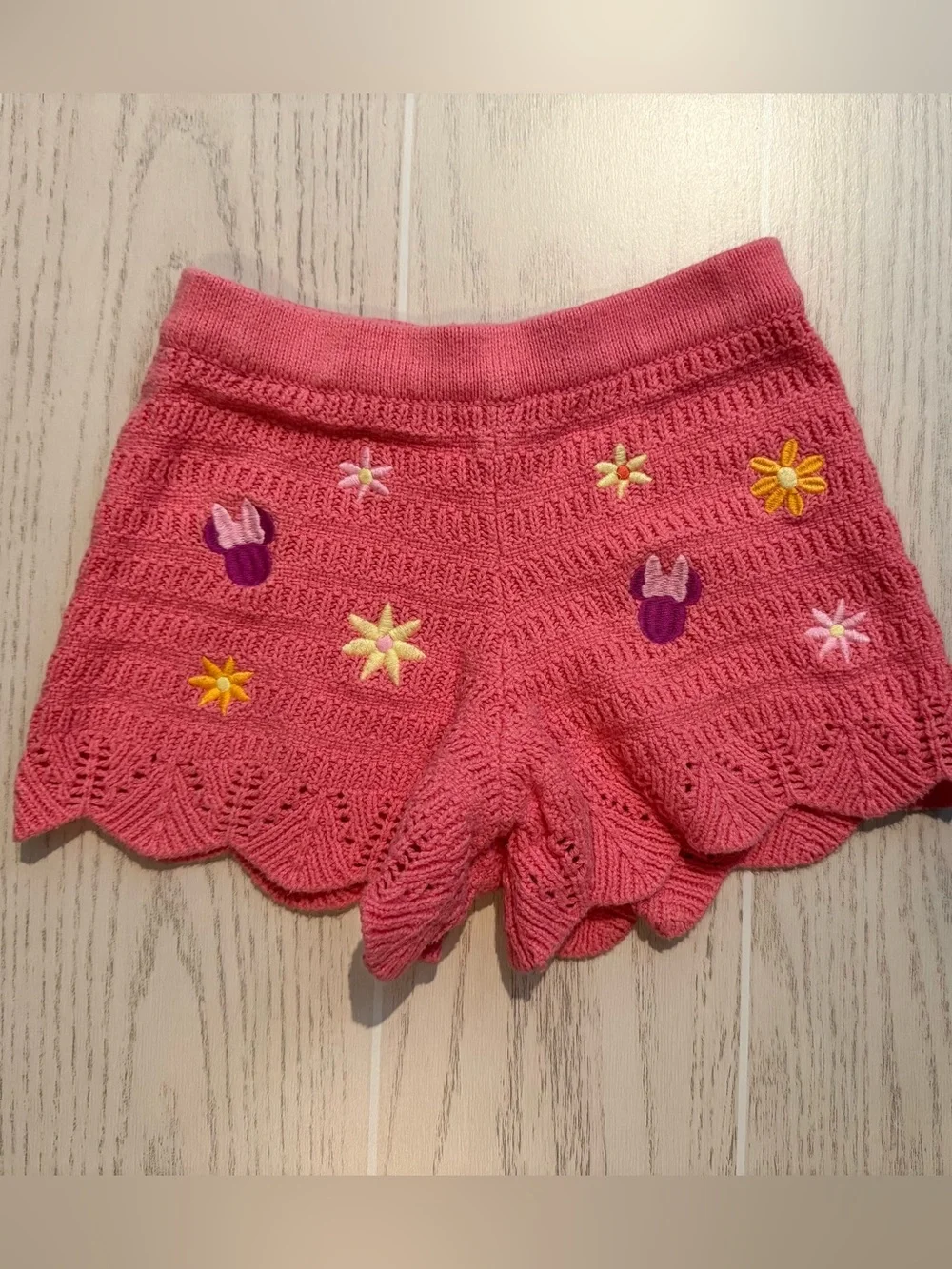 Disney x Jumping Beans Minnie Mouse Crochet 2pc Tank Shorts Set Girls 5